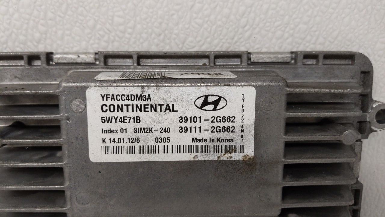 2011-2014 Hyundai Sonata PCM Engine Control Computer ECU ECM PCU OEM P/N:39101-2G661 39111-2G661 Fits Fits 2011 2012 2013 20