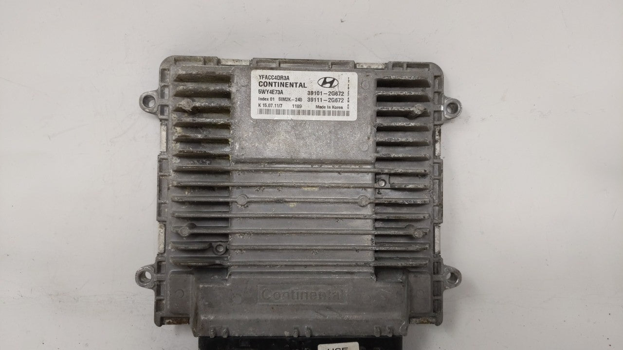 2011-2014 Hyundai Sonata PCM Engine Control Computer ECU ECM PCU OEM P/N:39101-2G661 39111-2G661 Fits Fits 2011 2012 2013 20