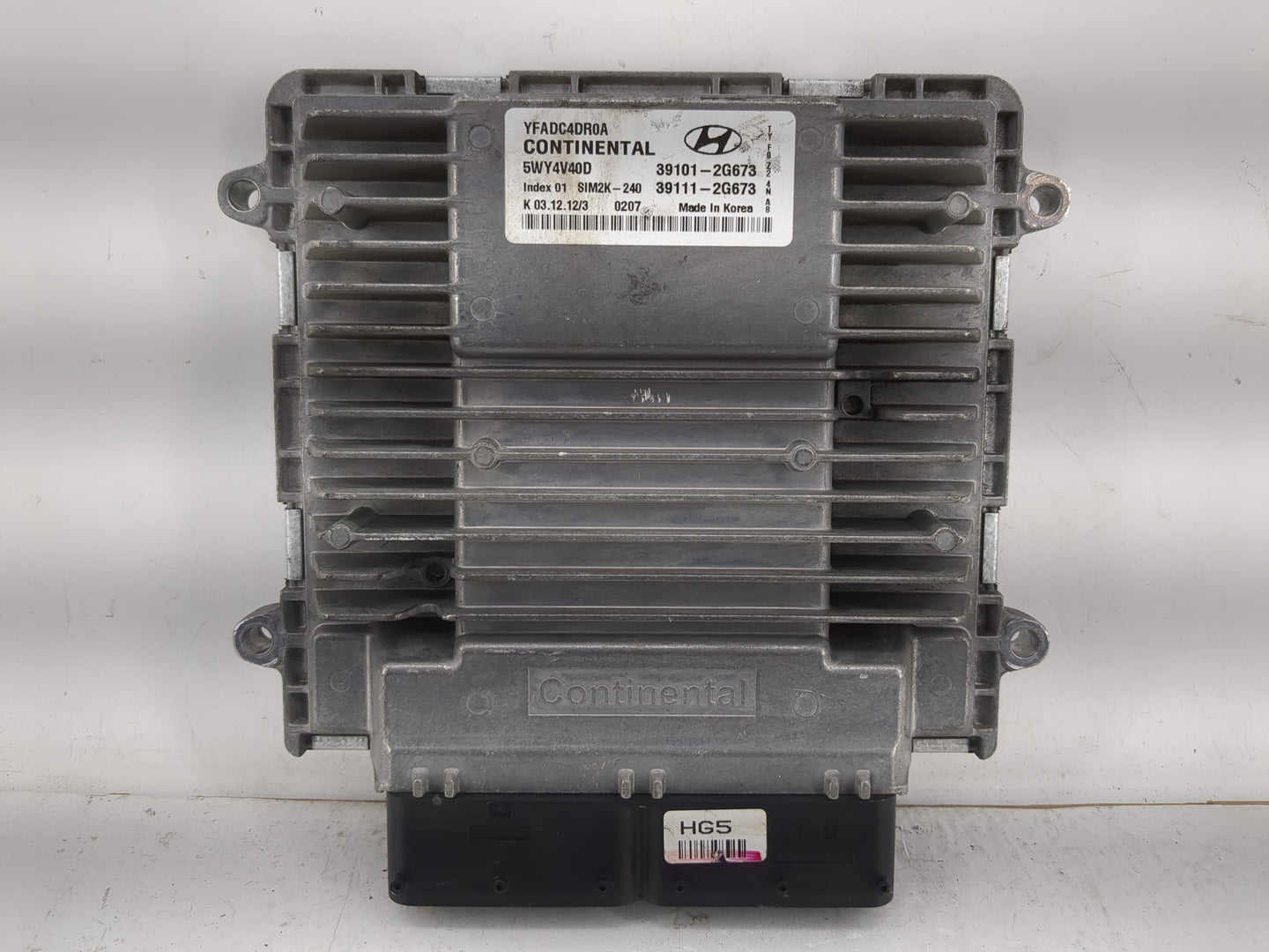 2011-2014 Hyundai Sonata PCM Engine Control Computer ECU ECM PCU OEM P/N:39111-2G673 39101-2G673 Fits Fits 2011 2012 2013 20