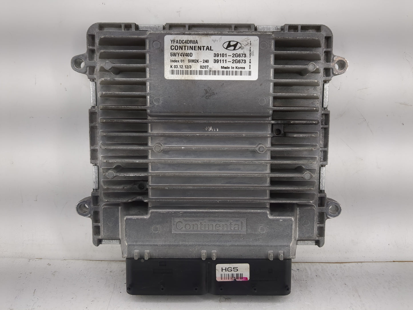 2011-2014 Hyundai Sonata PCM Engine Control Computer ECU ECM PCU OEM P/N:39111-2G673 39101-2G673 Fits Fits 2011 2012 2013 20