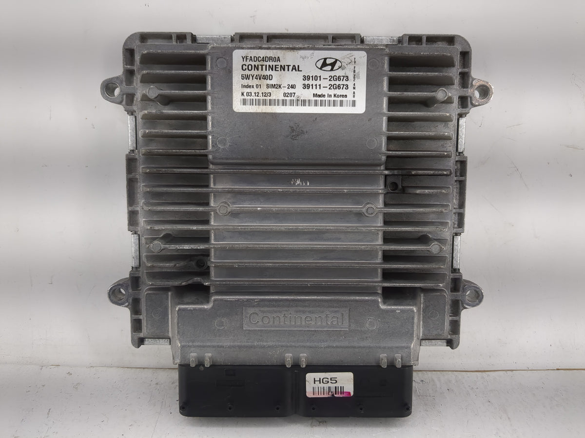 2011-2014 Hyundai Sonata PCM Engine Control Computer ECU ECM PCU OEM P/N:39111-2G673 39101-2G673 Fits 2011 2012 2013 2014 OE