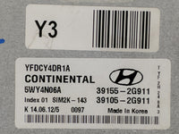 2011-2015 Hyundai Sonata PCM Engine Control Computer ECU ECM PCU OEM P/N:39105-2G911 39155-2G911 Fits OEM Used Auto Parts - 