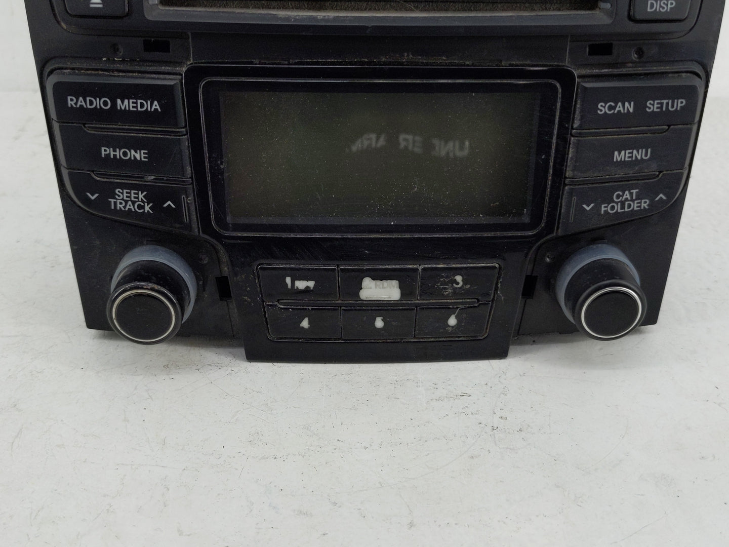2012-2015 Hyundai Sonata Radio AM FM Cd Player Receiver Replacement P/N:96180-3Q6004X Fits Fits 2012 2013 2014 2015 OEM Used