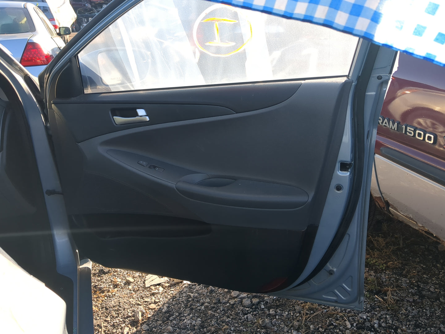 2012 Hyundai Sonata Front Right Passenger Interior Door Panel Trim 1234738 - Oemusedautoparts1.com
