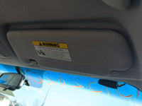 2011-2015 Hyundai Sonata Sun Visor Shade Replacement Passenger Right Mirror Fits Fits 2011 2012 2013 2014 2015 OEM Used Auto