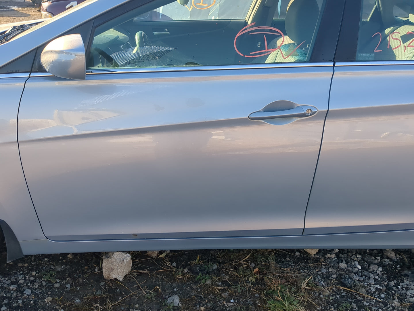 2011-2014 Hyundai Sonata Driver Front Door Oem 1234744 - Oemusedautoparts1.com