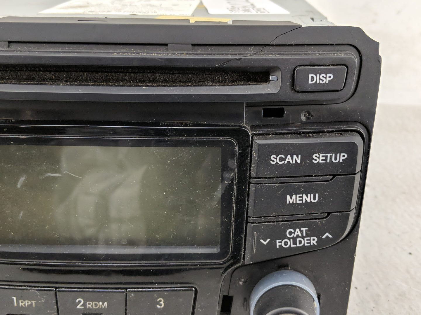 2012-2015 Hyundai Sonata Radio AM FM Cd Player Receiver Replacement P/N:96180-3Q600 Fits Fits 2012 2013 2014 2015 OEM Used A
