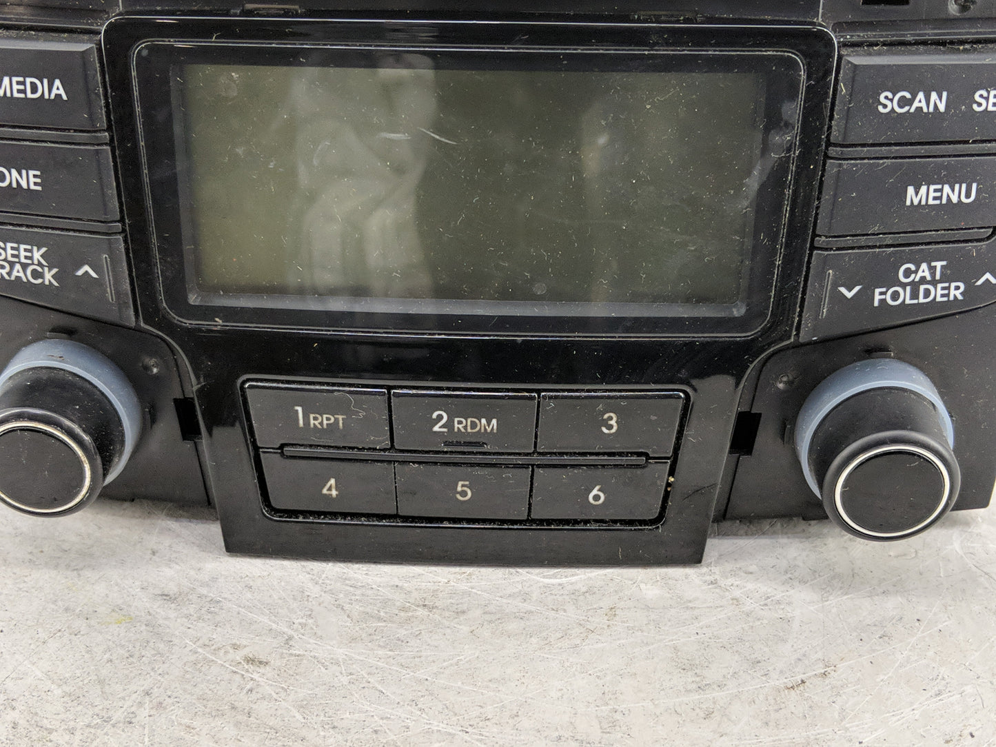 2012-2015 Hyundai Sonata Radio AM FM Cd Player Receiver Replacement P/N:96180-3Q600 Fits Fits 2012 2013 2014 2015 OEM Used A