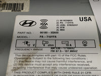 2012-2015 Hyundai Sonata Radio AM FM Cd Player Receiver Replacement P/N:96180-3Q600 Fits Fits 2012 2013 2014 2015 OEM Used A