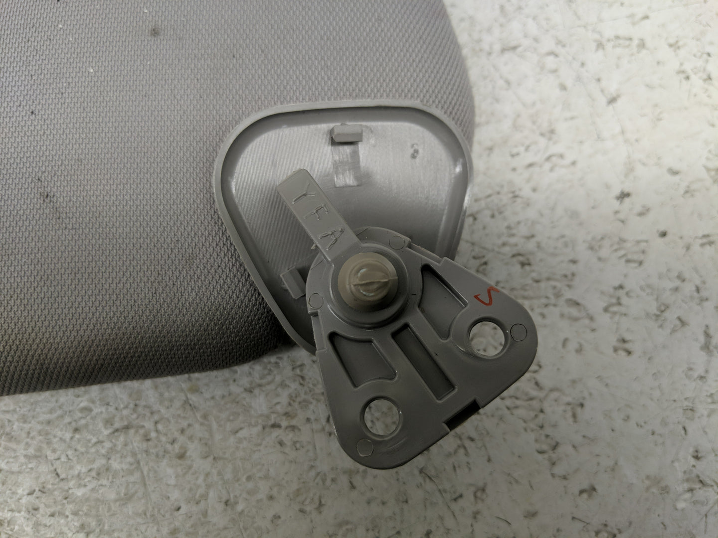 2011-2014 Hyundai Sonata Sun Visor Shade Replacement Passenger Right Mirror Fits Fits 2011 2012 2013 2014 OEM Used Auto Part