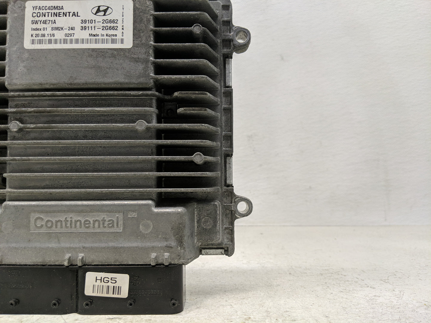 2011-2014 Hyundai Sonata PCM Engine Control Computer ECU ECM PCU OEM P/N:39111-2G662 39101-2G662 Fits Fits 2011 2012 2013 20