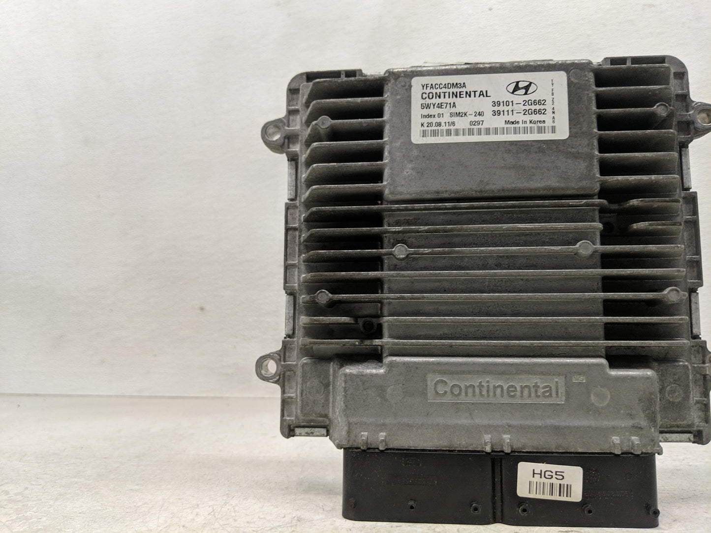 2011-2014 Hyundai Sonata PCM Engine Control Computer ECU ECM PCU OEM P/N:39111-2G662 39101-2G662 Fits Fits 2011 2012 2013 20