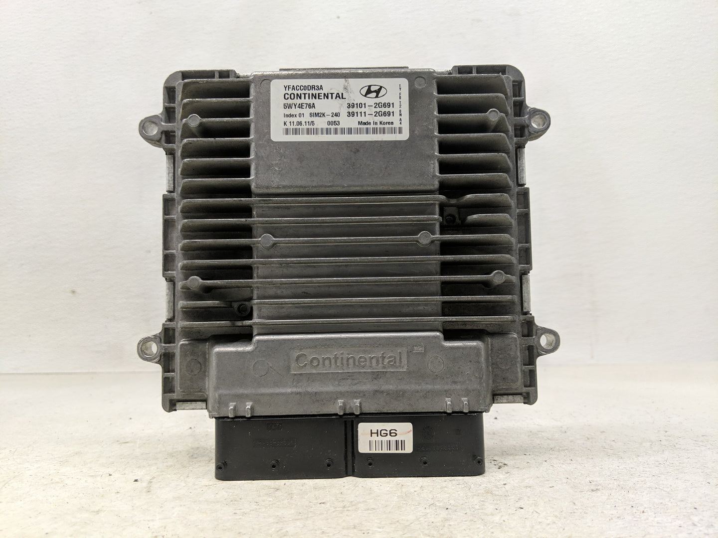 2011-2014 Hyundai Sonata PCM Engine Control Computer ECU ECM PCU OEM P/N:39111-2G691 39101-2G691 Fits Fits 2011 2012 2013 20