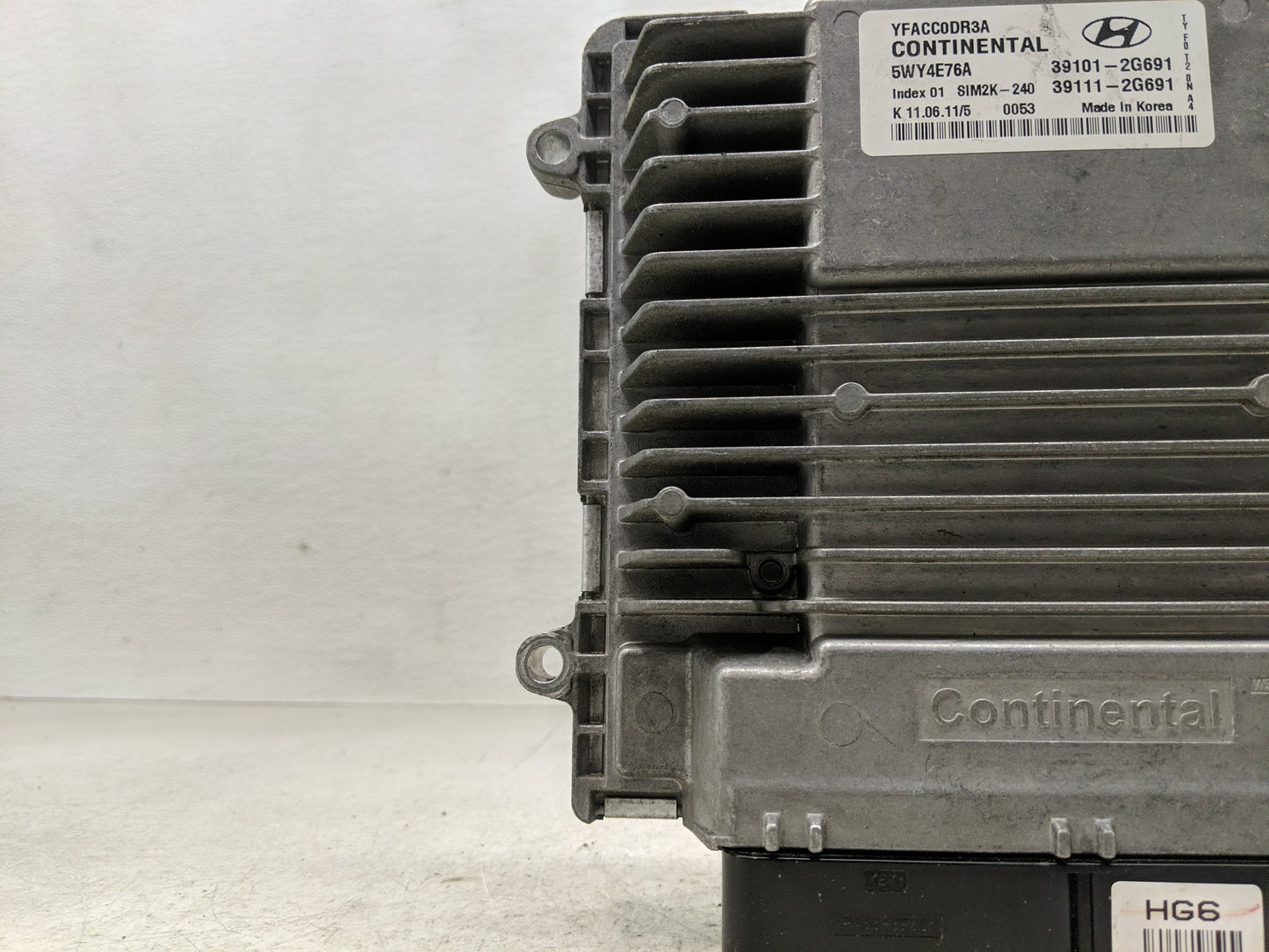 2011-2014 Hyundai Sonata PCM Engine Control Computer ECU ECM PCU OEM P/N:39111-2G691 39101-2G691 Fits Fits 2011 2012 2013 20