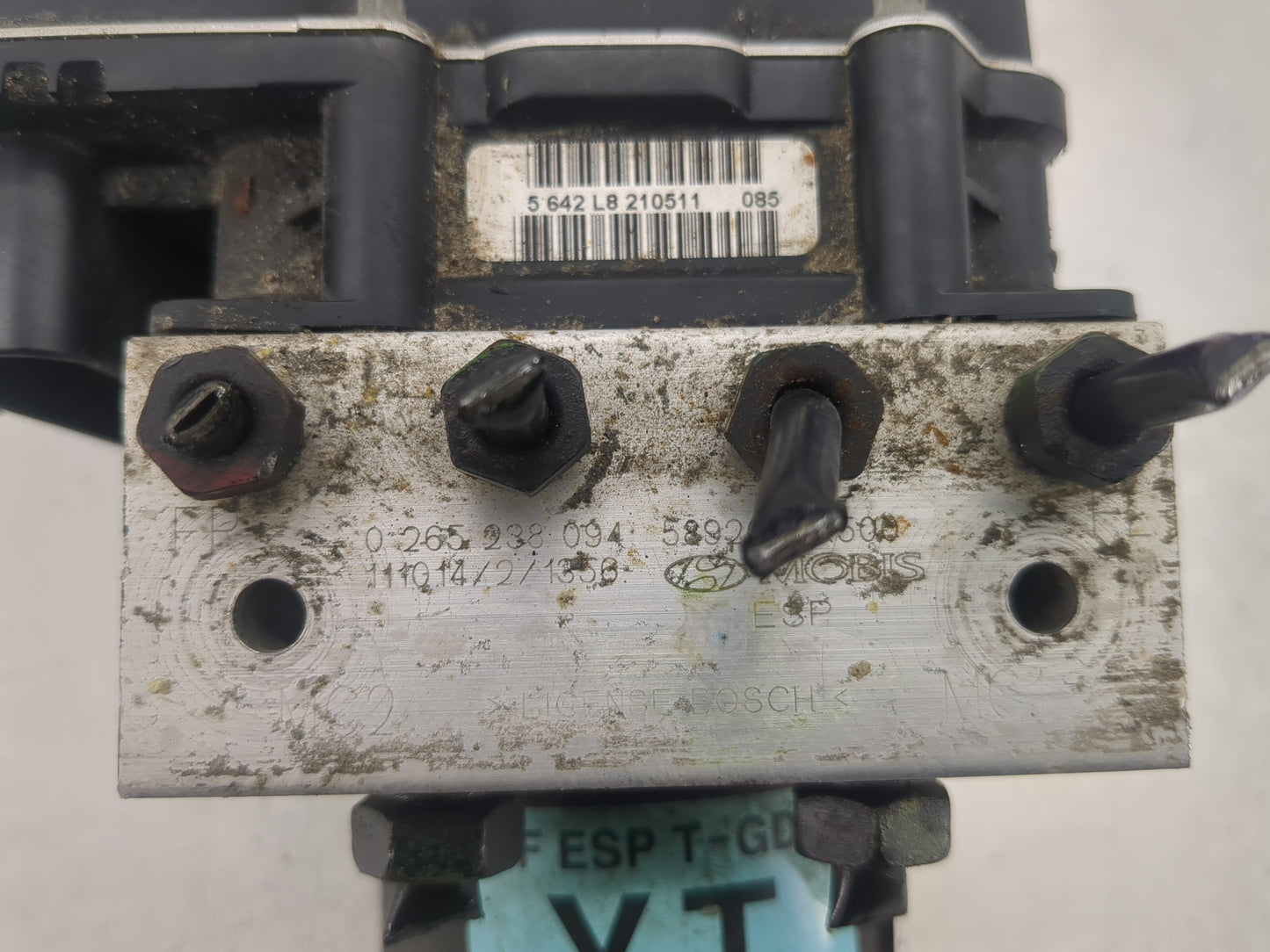 2011-2013 Hyundai Sonata ABS Pump Control Module Replacement P/N:0 265 238 094 58920-30500 Fits Fits 2011 2012 2013 OEM Used