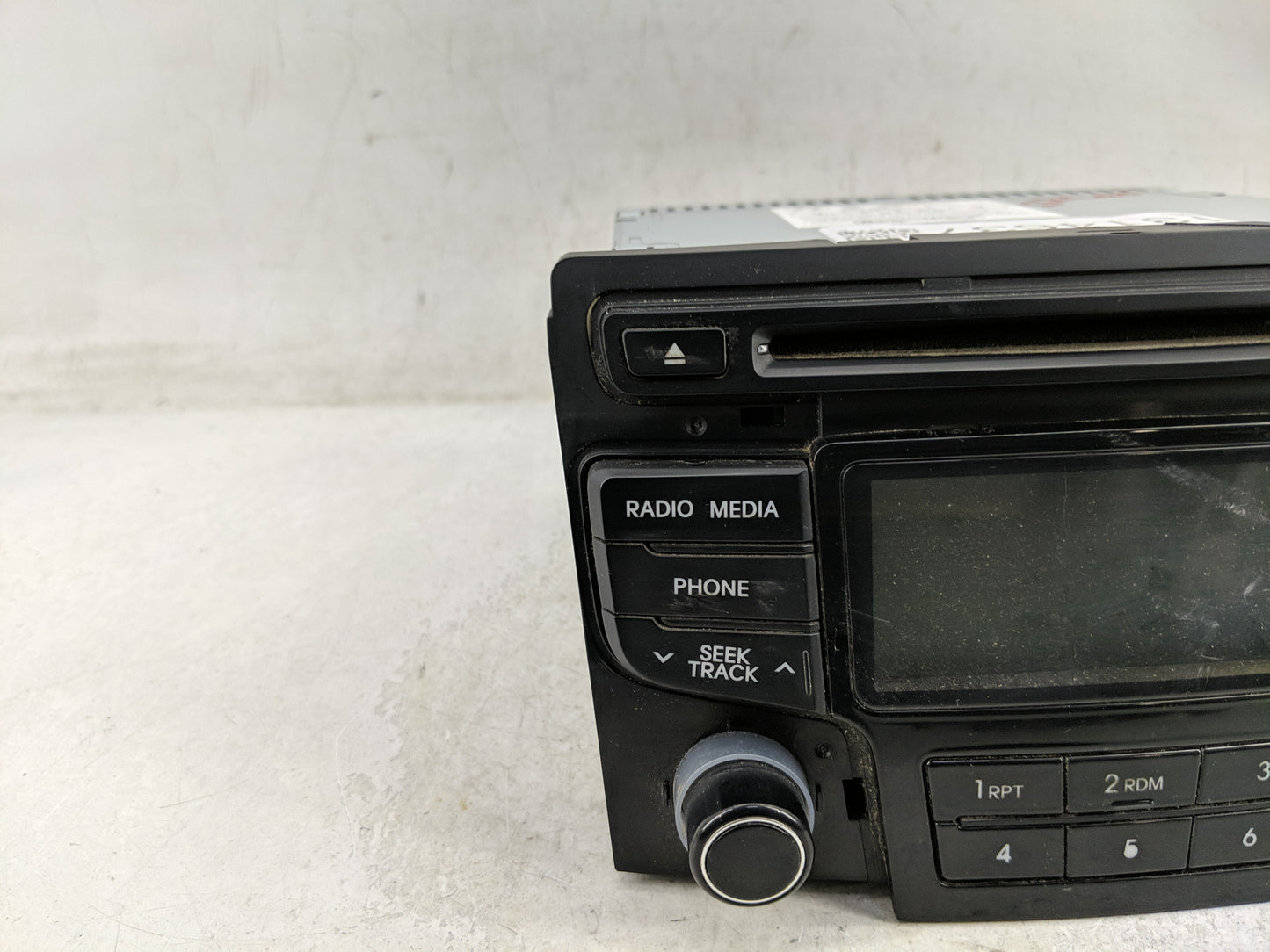 2012-2015 Hyundai Sonata Radio AM FM Cd Player Receiver Replacement P/N:96180-3Q600 Fits Fits 2012 2013 2014 2015 OEM Used A