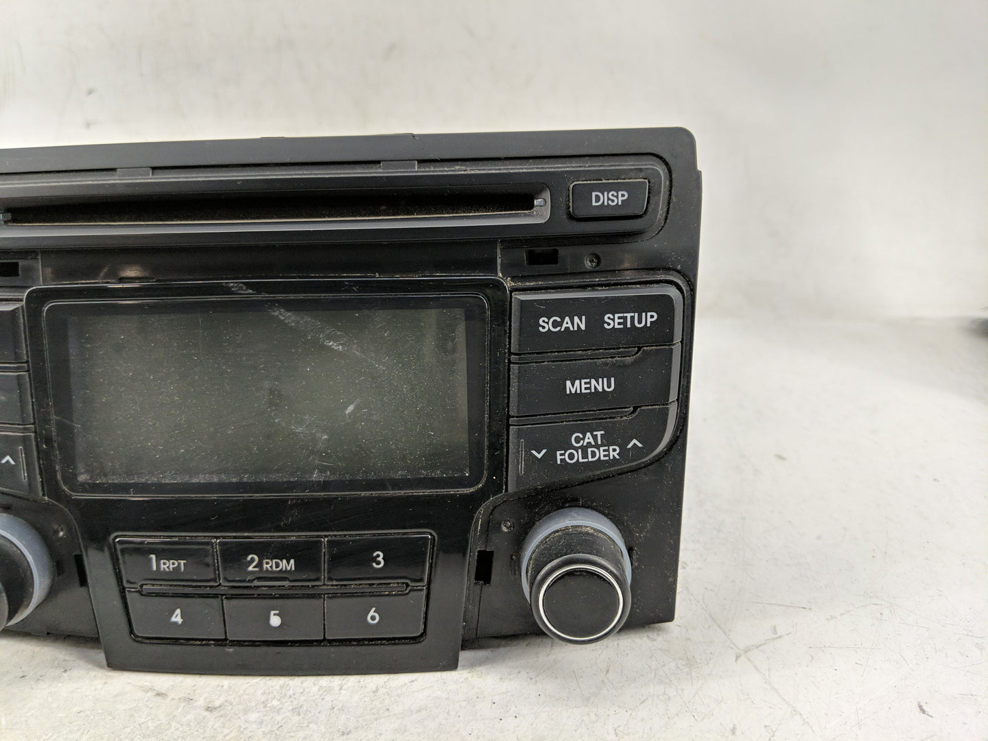 2012-2015 Hyundai Sonata Radio AM FM Cd Player Receiver Replacement P/N:96180-3Q600 Fits Fits 2012 2013 2014 2015 OEM Used A
