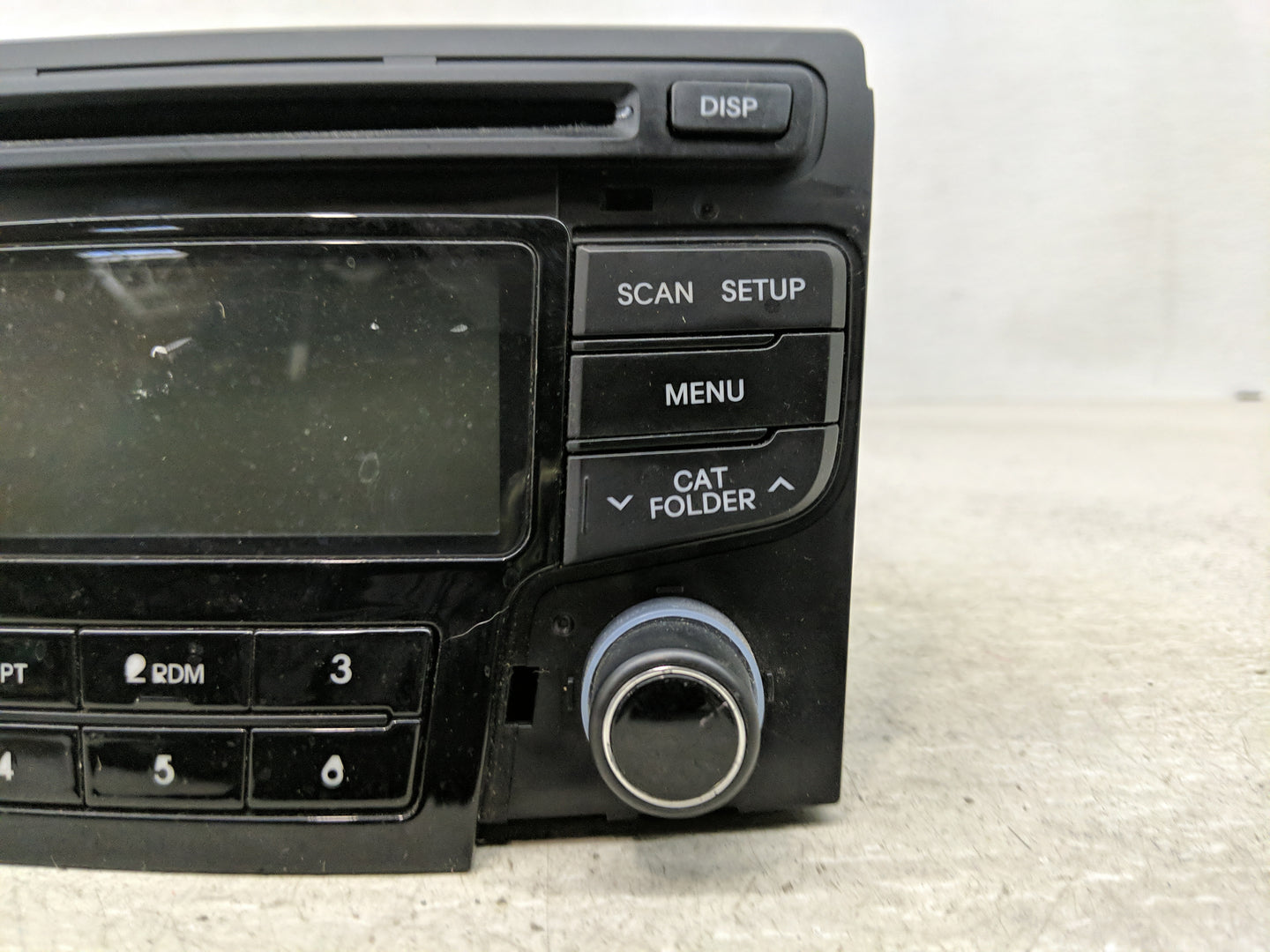 2012-2015 Hyundai Sonata Radio AM FM Cd Player Receiver Replacement P/N:96180-3Q6004X Fits Fits 2012 2013 2014 2015 OEM Used