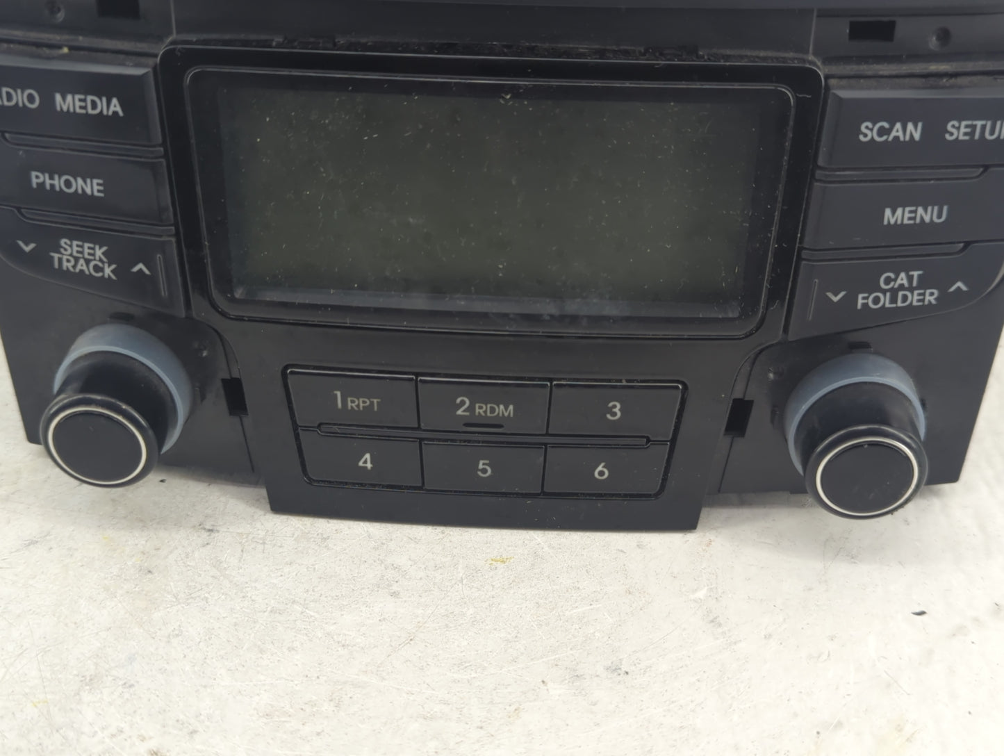 2012-2015 Hyundai Sonata Radio AM FM Cd Player Receiver Replacement P/N:96180-3Q600 Fits Fits 2012 2013 2014 2015 OEM Used A