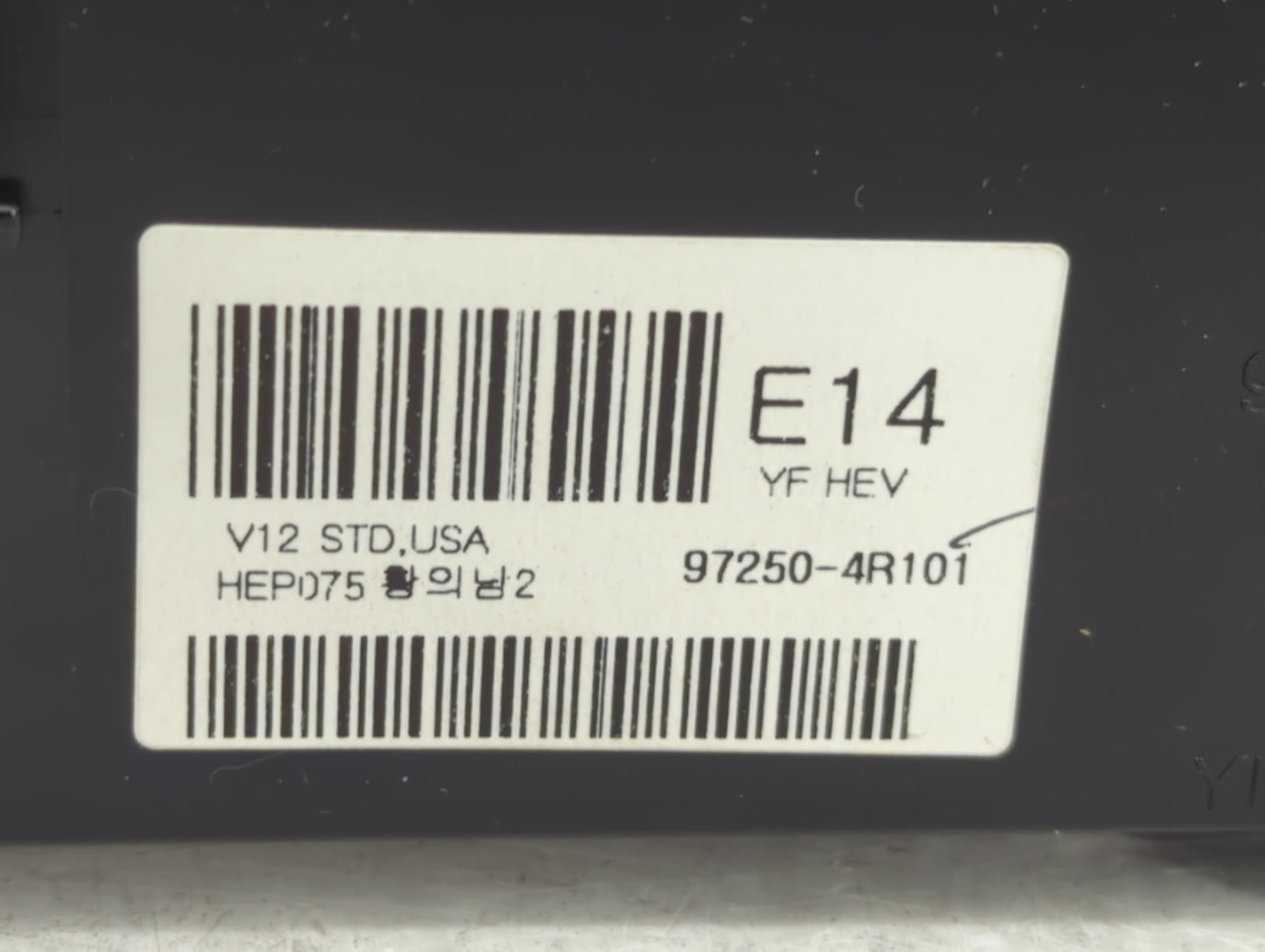 2011-2013 Hyundai Sonata Climate Control Module Temperature AC/Heater Replacement P/N:97250-4R101 Fits Fits 2011 2012 2013 O