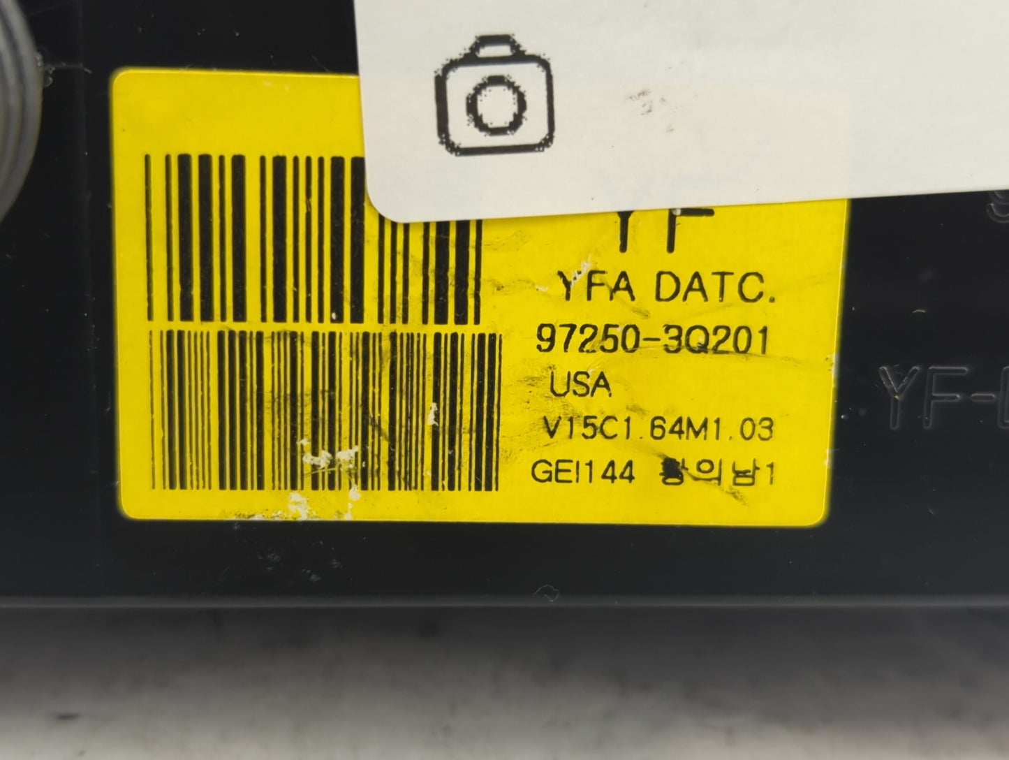 2011-2013 Hyundai Sonata Climate Control Module Temperature AC/Heater Replacement P/N:97250-3Q201 Fits Fits 2011 2012 2013 O