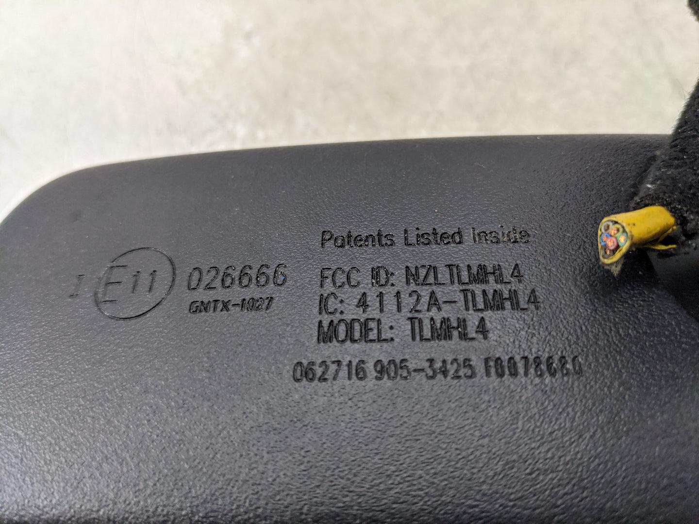 2011-2019 Hyundai Sonata Interior Rear View Mirror Replacement OEM P/N:NZLTLMHL4 4112A-TLMHL4 Fits OEM Used Auto Parts - Oem