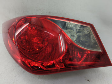 2011-2014 Hyundai Sonata Tail Light Assembly Driver Left OEM Fits Fits 2011 2012 2013 2014 OEM Used Auto Parts