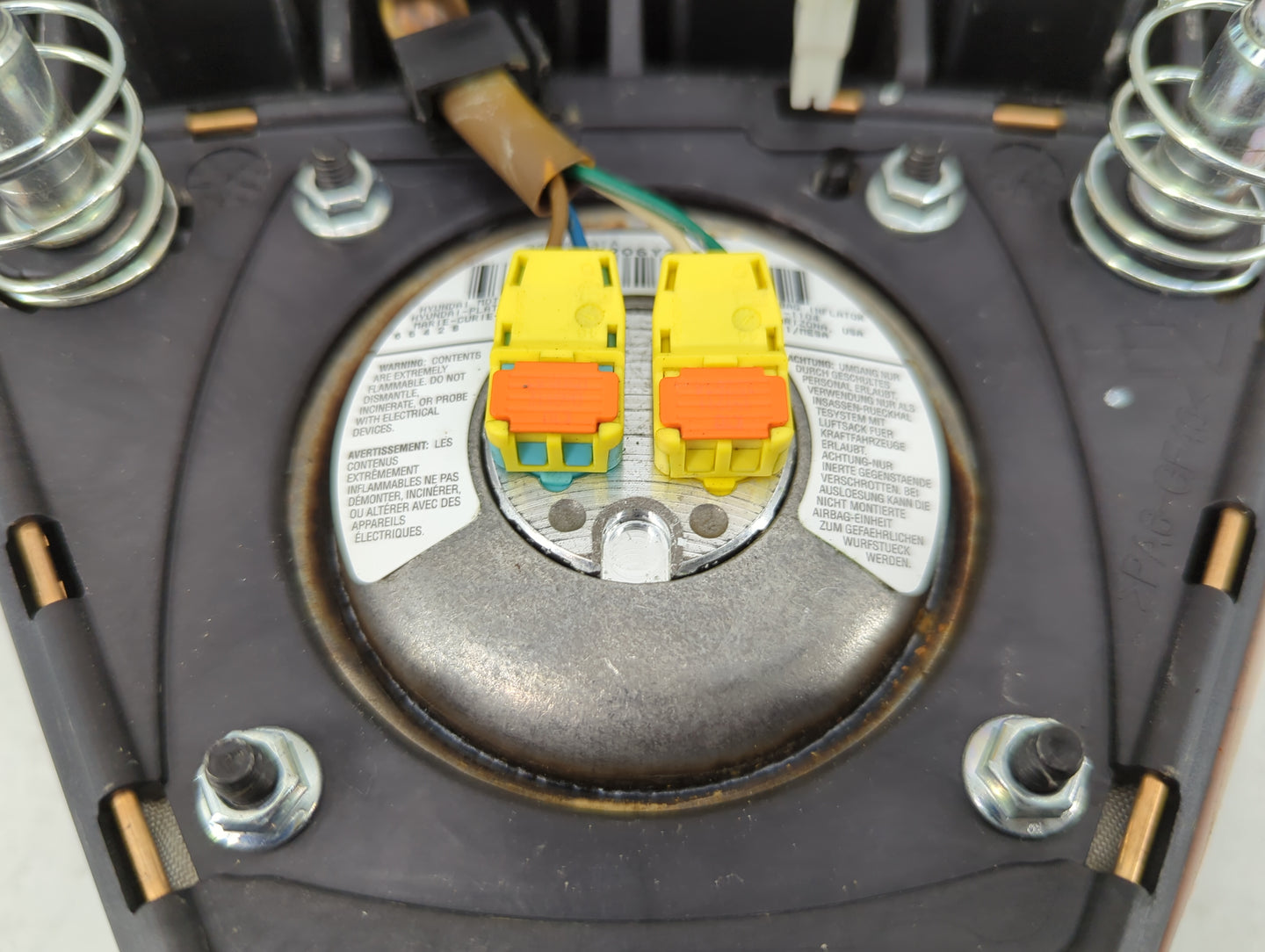 2011-2015 Hyundai Sonata Air Bag Driver Left Steering Wheel Mounted P/N:569004R100RY Fits Fits 2011 2012 2013 2014 2015 OEM 