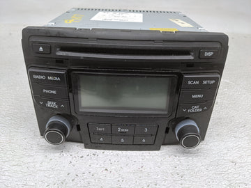 2012-2015 Hyundai Sonata Radio AM FM Cd Player Receiver Replacement P/N:96180-3Q600 Fits Fits 2012 2013 2014 2015 OEM Used A