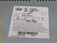 2012-2015 Hyundai Sonata Radio AM FM Cd Player Receiver Replacement P/N:96180-3Q600 Fits Fits 2012 2013 2014 2015 OEM Used A