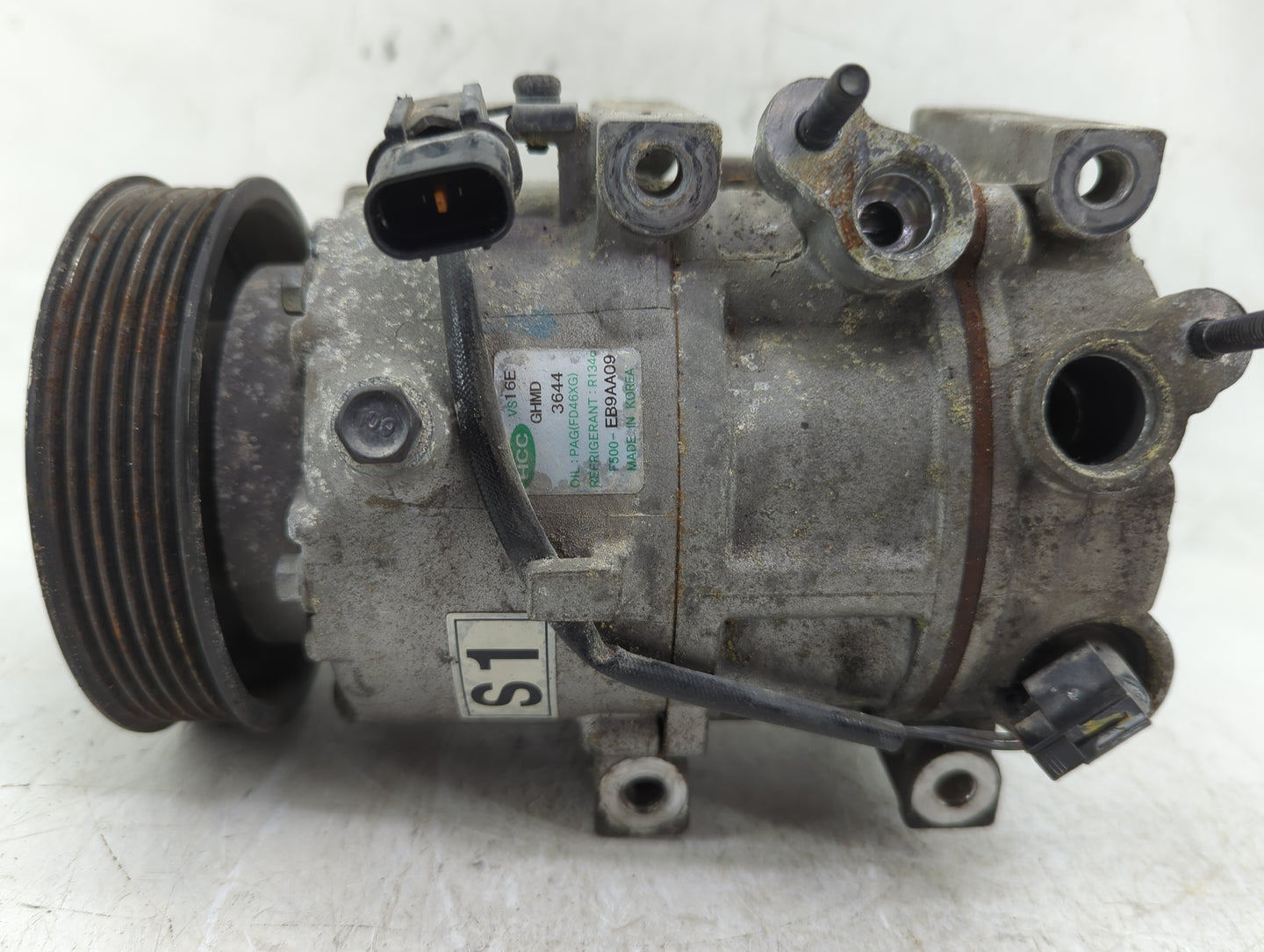 2012-2014 Hyundai Sonata Air Conditioning A/c Ac Compressor Oem - Oemusedautoparts1.com