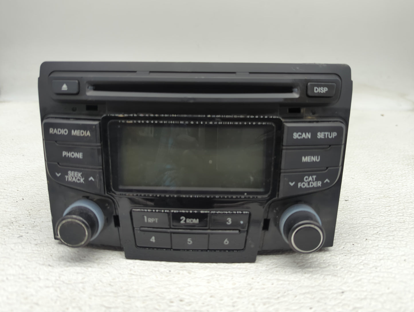 2012-2014 Hyundai Sonata Radio AM FM Cd Player Receiver Replacement P/N:96180-3Q700 Fits Fits 2012 2013 2014 OEM Used Auto P