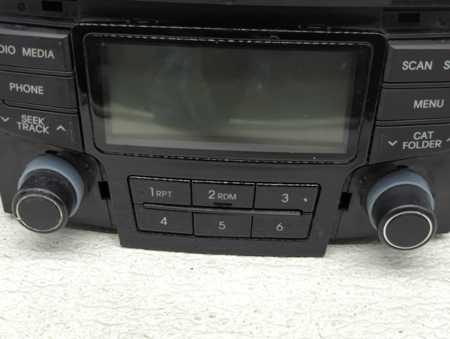 2012-2014 Hyundai Sonata Radio AM FM Cd Player Receiver Replacement P/N:96180-3Q700 Fits Fits 2012 2013 2014 OEM Used Auto P