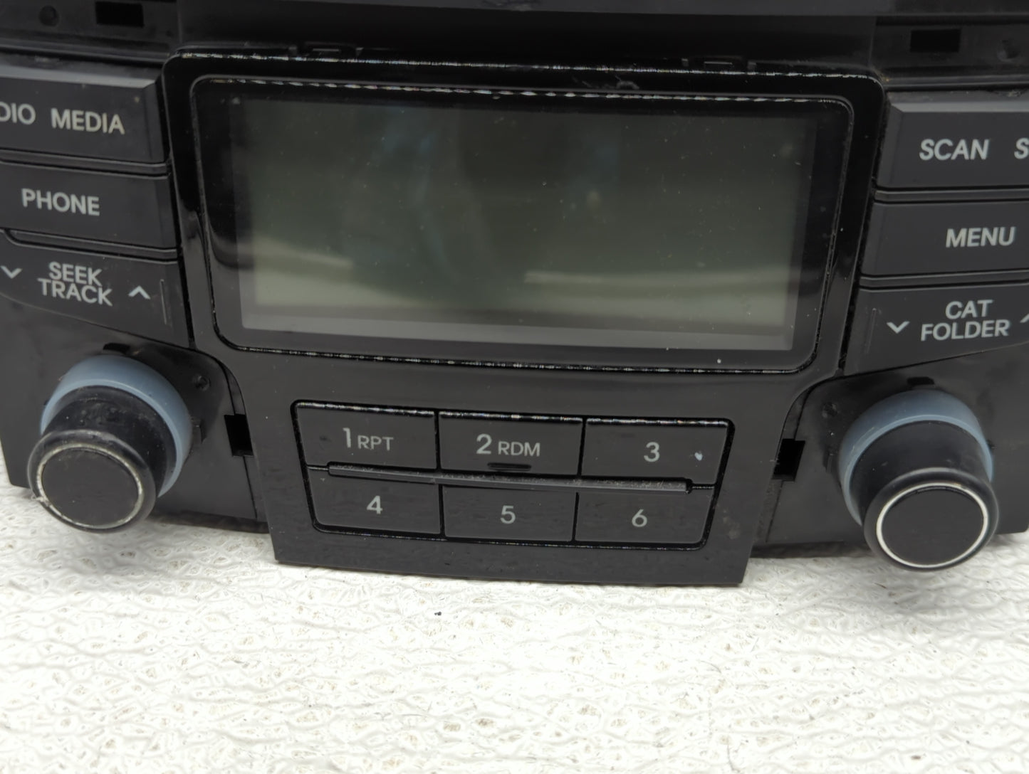 2012-2014 Hyundai Sonata Radio AM FM Cd Player Receiver Replacement P/N:96180-3Q700 Fits Fits 2012 2013 2014 OEM Used Auto P