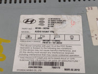 2012-2014 Hyundai Sonata Radio AM FM Cd Player Receiver Replacement P/N:96180-3Q700 Fits Fits 2012 2013 2014 OEM Used Auto P