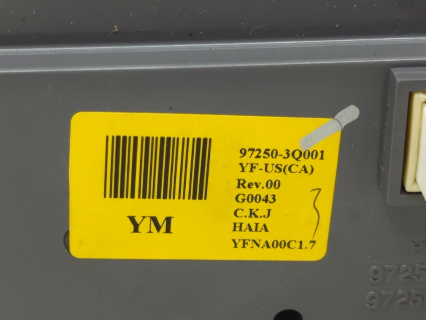 2011-2013 Hyundai Sonata Climate Control Module Temperature AC/Heater Replacement P/N:97250-3Q001 Fits Fits 2011 2012 2013 O