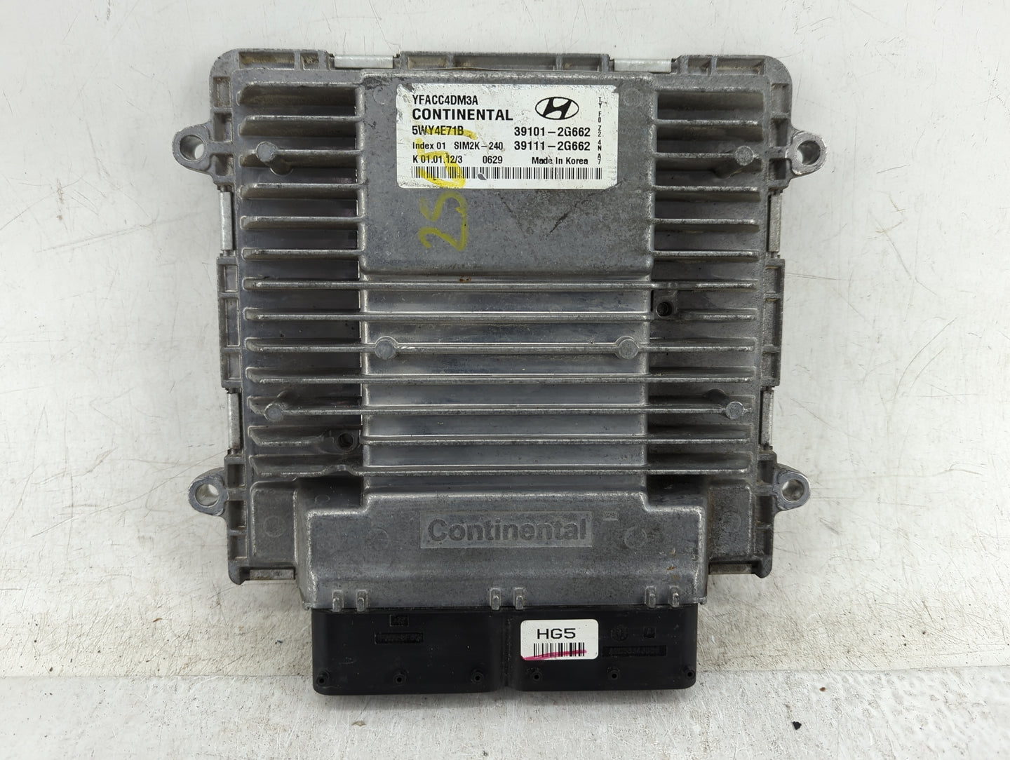 2011-2014 Hyundai Sonata PCM Engine Control Computer ECU ECM PCU OEM P/N:391112G662 391012G662 Fits Fits 2011 2012 2013 2014