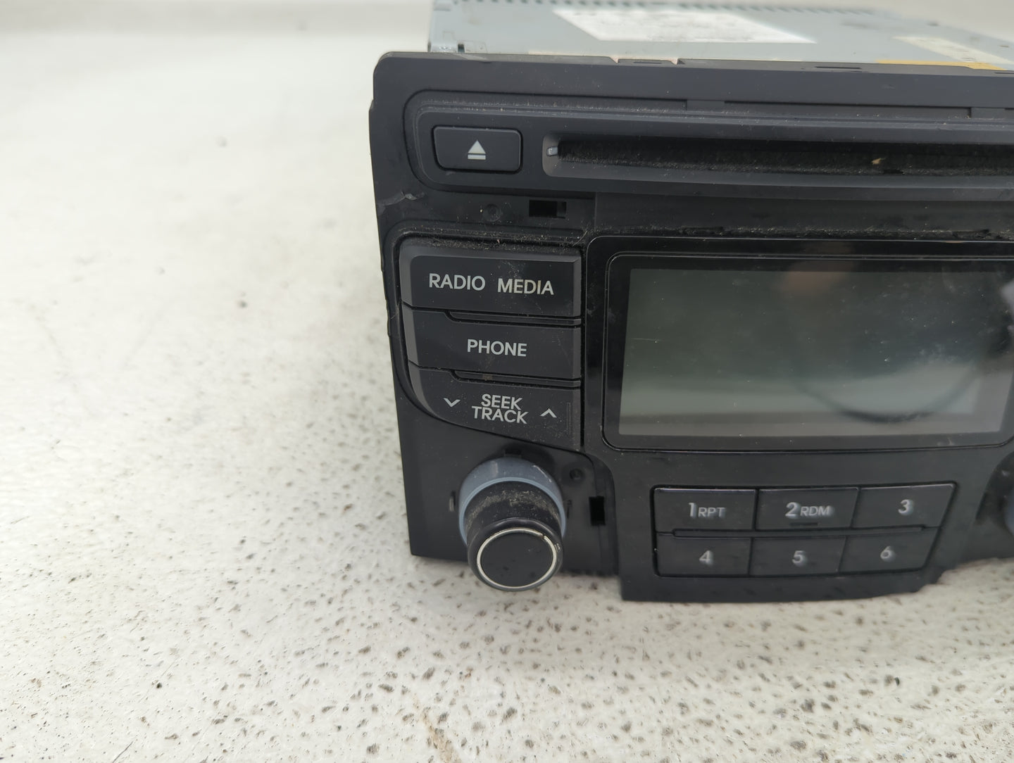 2012-2014 Hyundai Sonata Radio AM FM Cd Player Receiver Replacement P/N:96190-3Q700 Fits Fits 2012 2013 2014 OEM Used Auto P