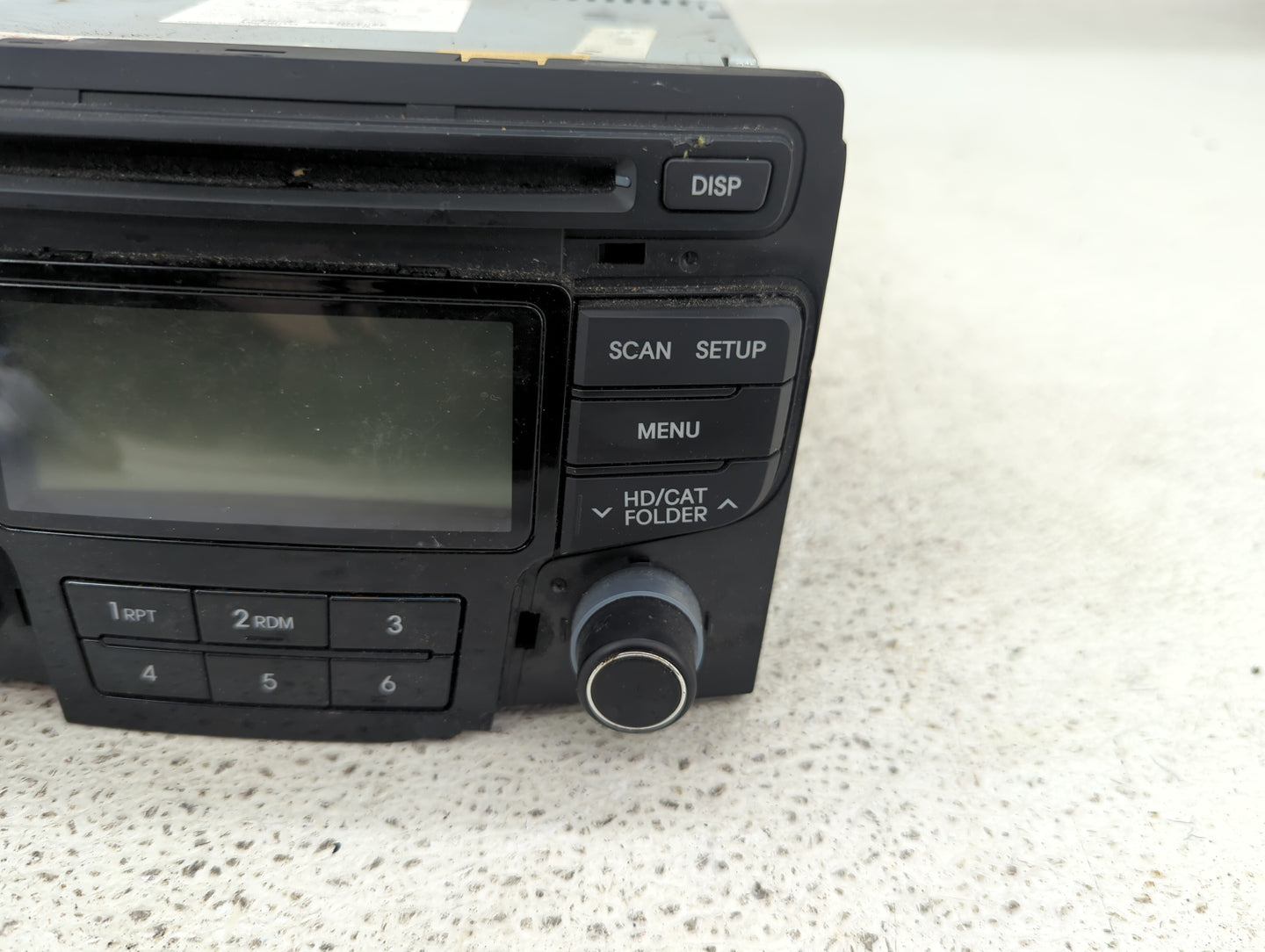 2012-2014 Hyundai Sonata Radio AM FM Cd Player Receiver Replacement P/N:96190-3Q700 Fits Fits 2012 2013 2014 OEM Used Auto P