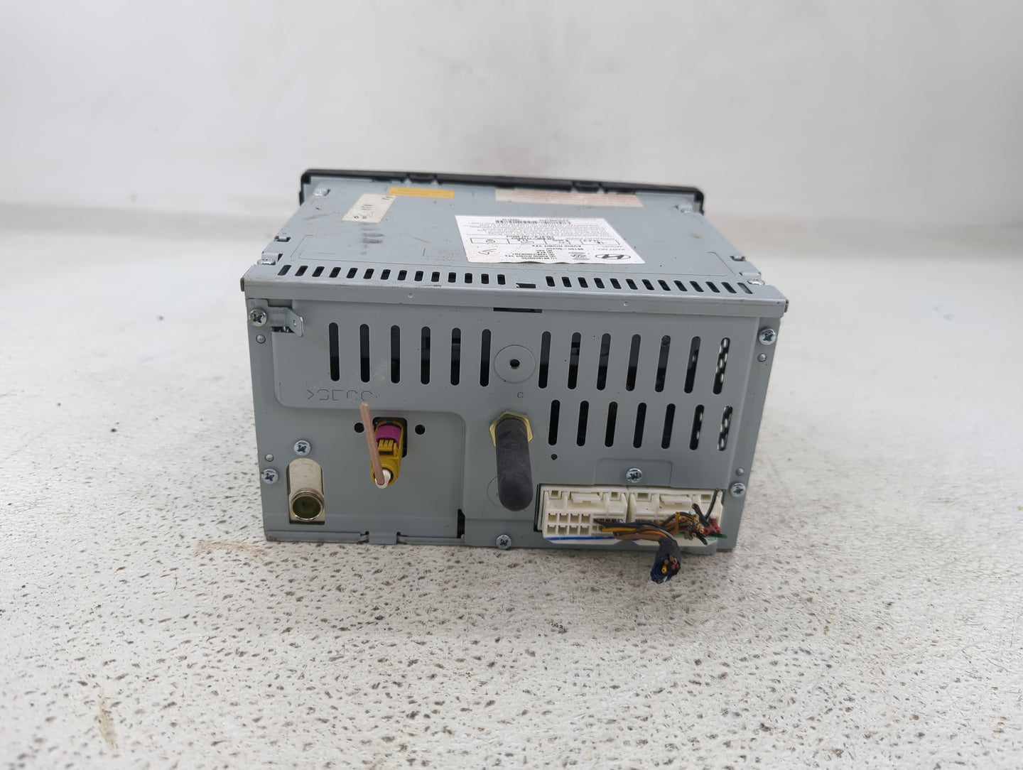 2012-2014 Hyundai Sonata Radio AM FM Cd Player Receiver Replacement P/N:96190-3Q700 Fits Fits 2012 2013 2014 OEM Used Auto P