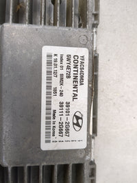 2011-2014 Hyundai Sonata PCM Engine Control Computer ECU ECM PCU OEM P/N:39111-2G667 Fits Fits 2011 2012 2013 2014 OEM Used 