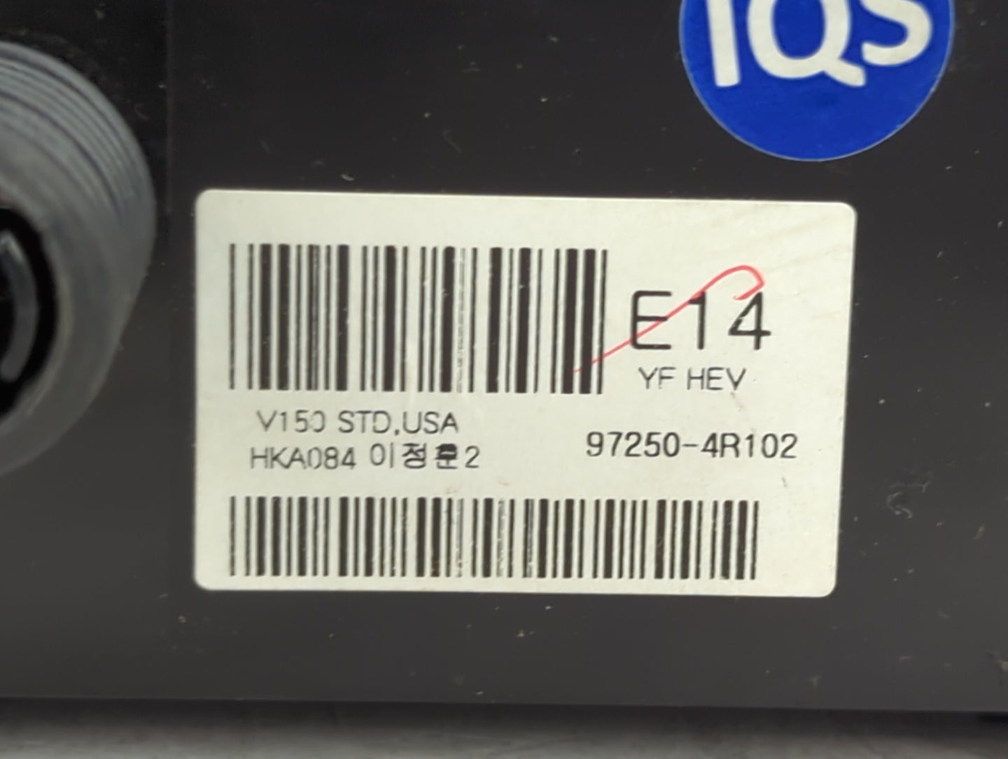 2011-2013 Hyundai Sonata Climate Control Module Temperature AC/Heater Replacement P/N:97250-4R102 7HYF14HKA090 Fits OEM Used