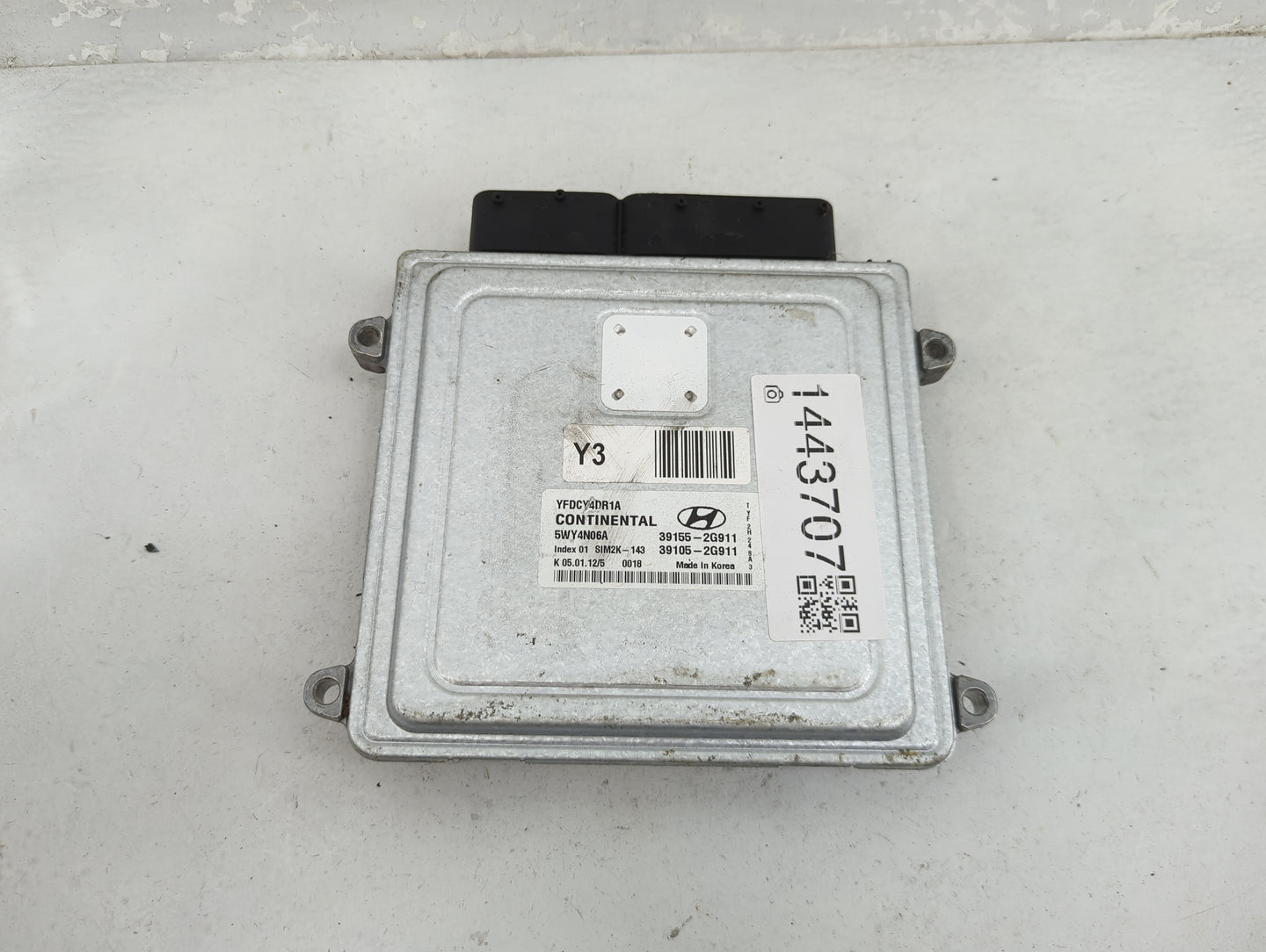 2011-2015 Hyundai Sonata PCM Engine Control Computer ECU ECM PCU OEM P/N:YFDCY4DR1A 5WY4N06A Fits Fits 2011 2012 2013 2014 2