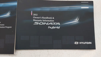 compare product 2012 Hyundai Sonata Owners Manual Book Guide OEM Used Auto Parts