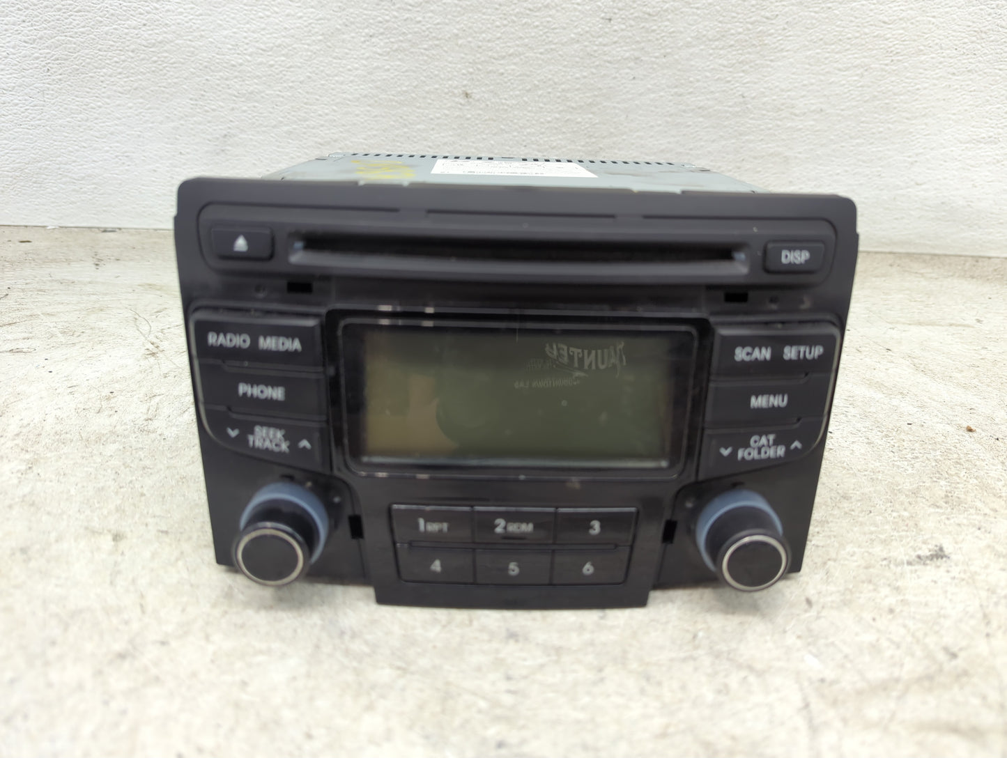 2012 Hyundai Sonata Radio AM FM Cd Player Receiver Replacement P/N:961803Q600 96180-3Q600 Fits OEM Used Auto Parts - Oemused