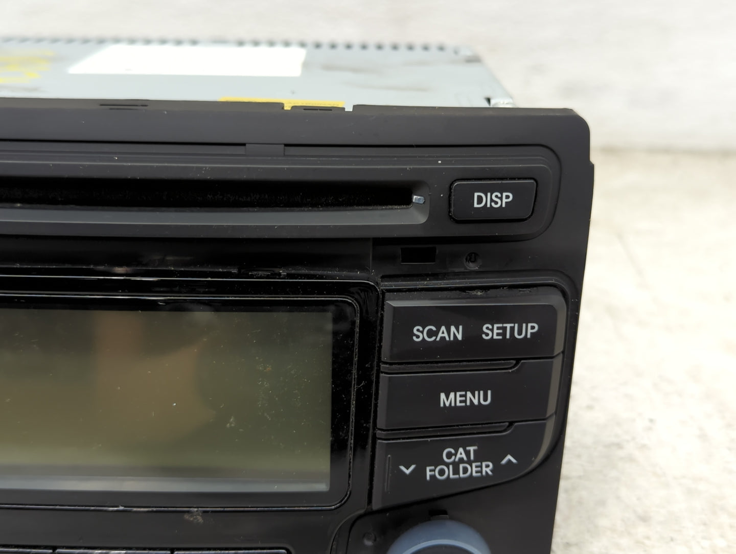 2012 Hyundai Sonata Radio AM FM Cd Player Receiver Replacement P/N:961803Q600 96180-3Q600 Fits OEM Used Auto Parts - Oemused