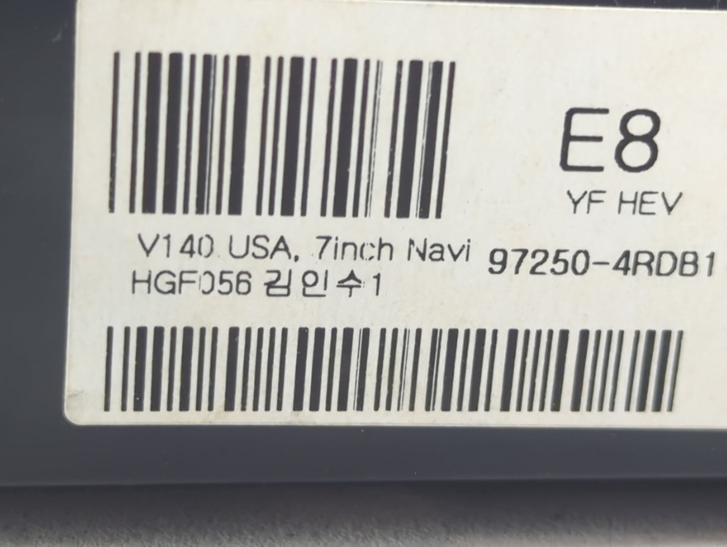2011-2015 Hyundai Sonata Climate Control Module Temperature AC/Heater Replacement P/N:97250-4RDB1 Fits OEM Used Auto Parts -