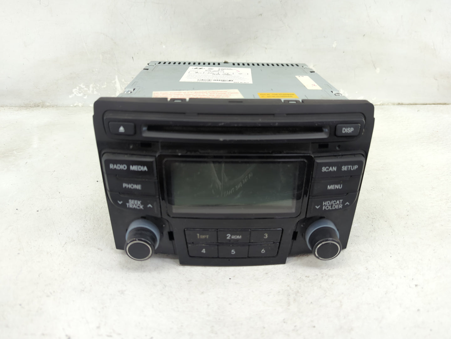 2012-2015 Hyundai Sonata Radio AM FM Cd Player Receiver Replacement P/N:961903Q700 96190-3Q700 Fits Fits 2012 2013 2014 2015