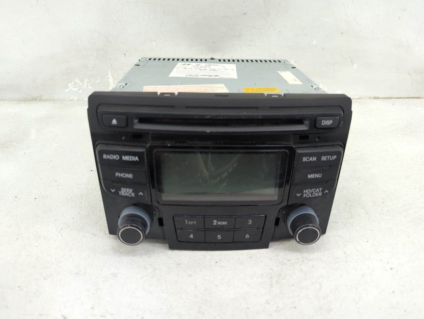 2012-2015 Hyundai Sonata Radio AM FM Cd Player Receiver Replacement P/N:961903Q700 96190-3Q700 Fits Fits 2012 2013 2014 2015