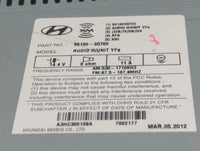 2012-2015 Hyundai Sonata Radio AM FM Cd Player Receiver Replacement P/N:961903Q700 96190-3Q700 Fits Fits 2012 2013 2014 2015